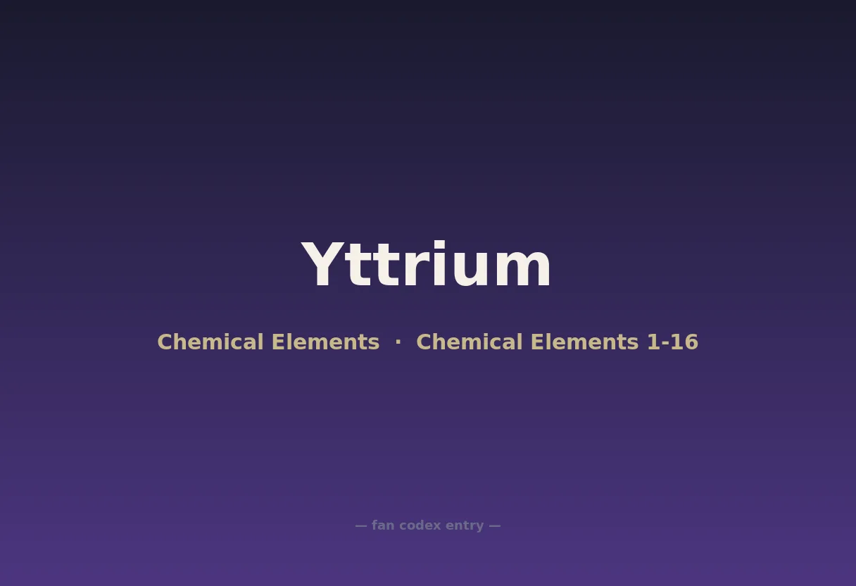 Yttrium