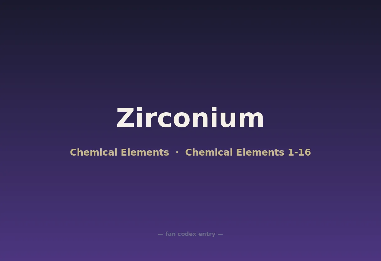 Zirconium